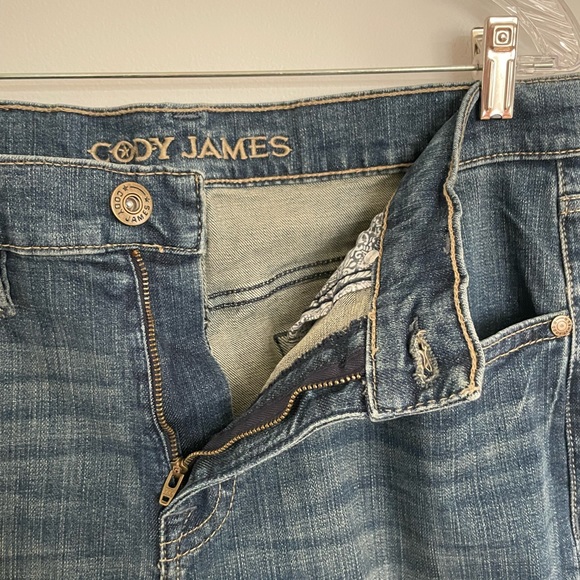 Cody James Mens straight Jeans Size 33 x 32 Dark Wash Western EUC - Picture 7 of 9